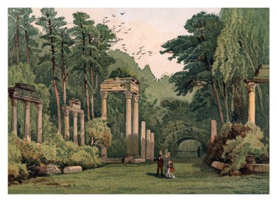 Ruinen im Windsor Park, 1880 von Unbekannt