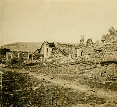 Ruinen von Les Éparges, Nordfrankreich, ca. 1914-ca. 1918 von Unbekannt