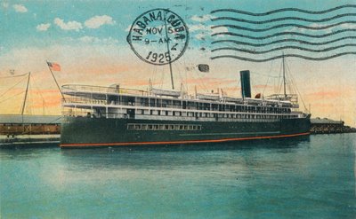 SS Kuba, Key West, Florida, ca. 1925 von Unbekannt