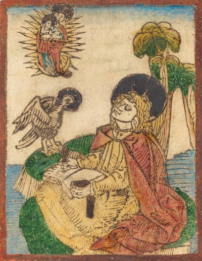 Sankt Johannes auf der Insel Patmos von Unbekannt
