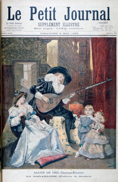Sarabande, 1895 von Unbekannt