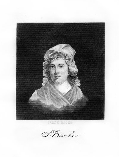 Sarah Franklin Bache, amerikanische Patriotin des Revolutionskrieges, 1872 von Unbekannt