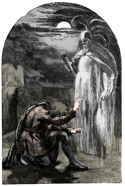 Szene aus Shakespeares Hamlet von Unbekannt