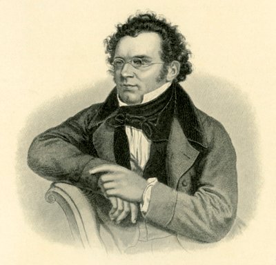 Schubert, ca. 1820er, 1907 von Unbekannt