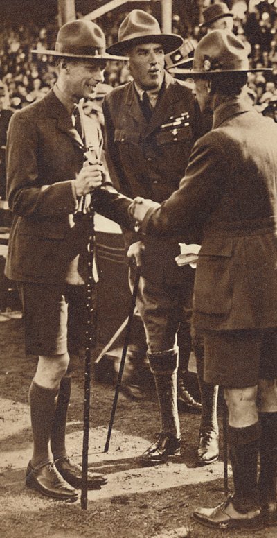 Pfadfinder-Handschlag - Rallye in Adelaide, 1927 1937 von Unbekannt