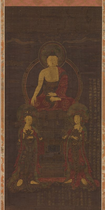 Shakyamuni-Triade, 1565 von Unbekannt