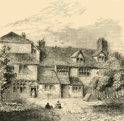 Haus von Sir Walter Raleigh, ca. 1872 von Unbekannt
