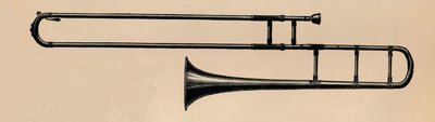 Zugposaune, 1895 von Unbekannt