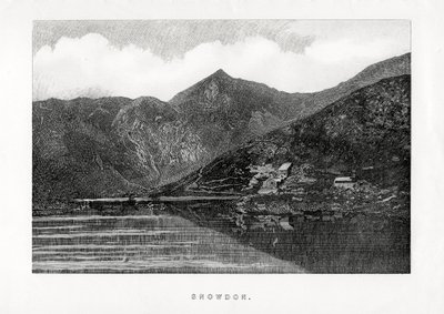 Snowdon, Wales von Unbekannt