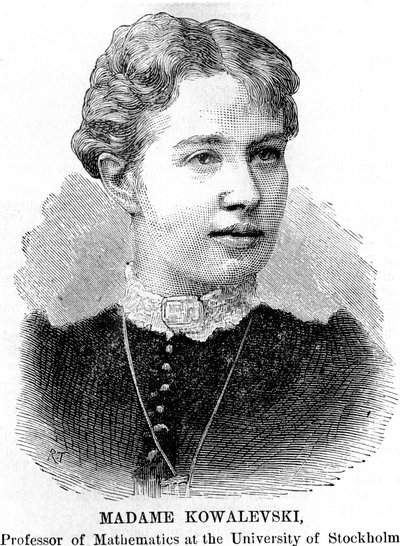 Sonia Sophie Kowalevski, russische Mathematikerin, 1888 von Unbekannt