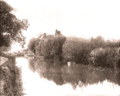 Sonning Lock, Reading, Berkshire, 1894 von Unbekannt