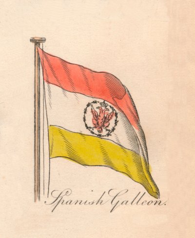 Spanische Galeone, 1838 von Unbekannt