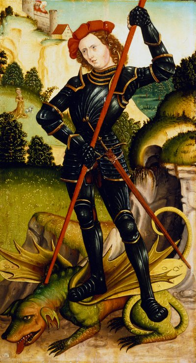 St. Georg und der Drache von Unbekannt
