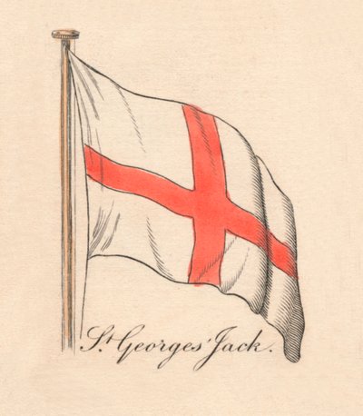 St. Georges Jack, 1838 von Unbekannt
