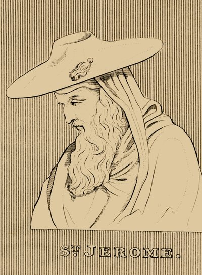 St. Hieronymus, ca. 347-420, 1830 von Unbekannt