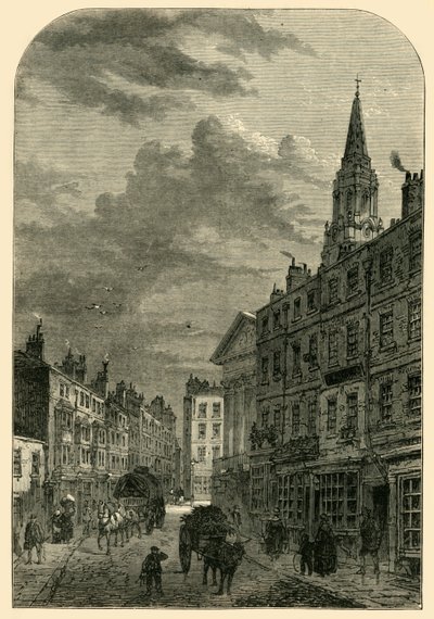 St. Martins Lane, 1820, 1881 von Unbekannt