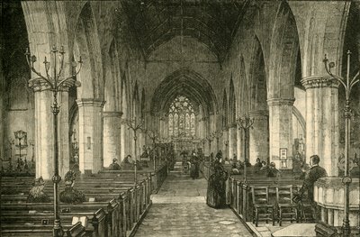 St. Nikolaus Kirche: Das Kirchenschiff, 1886, 1898 von Unbekannt