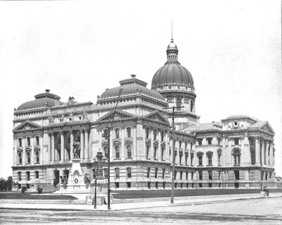State Capitol, Indianapolis, Indiana, USA, um 1900 von Unbekannt