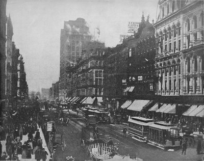 State Street, Chicago, um 1897 von Unbekannt
