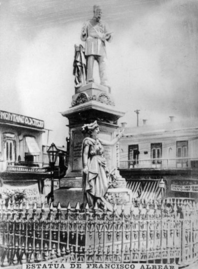 Statue von Francisco Albear, 1890, 1920er Jahre von Unbekannt