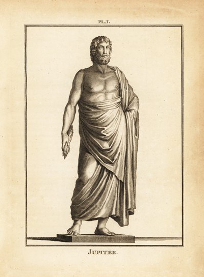 Statue des römischen Gottes Jupiter von Unbekannt