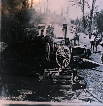 Dampflokomotive, ca. 1914-1918 von Unbekannt
