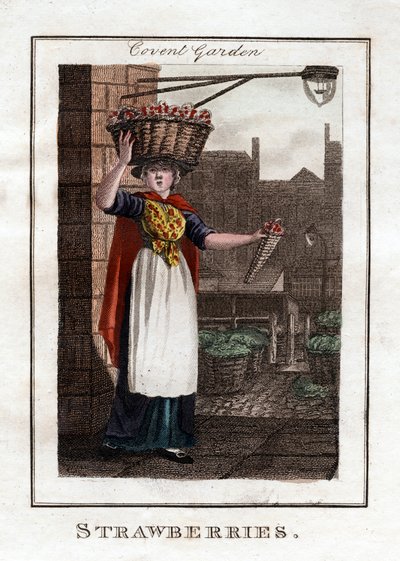 Erdbeeren, Covent Garden, London, 1805 von Unbekannt