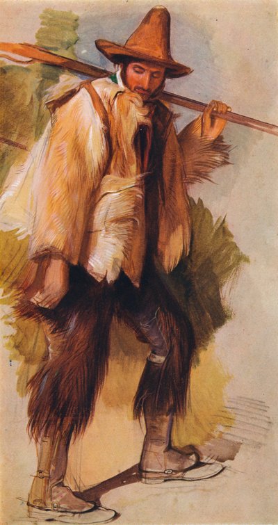 Studie nach dem Leben, um 1840, 1925 von Unbekannt