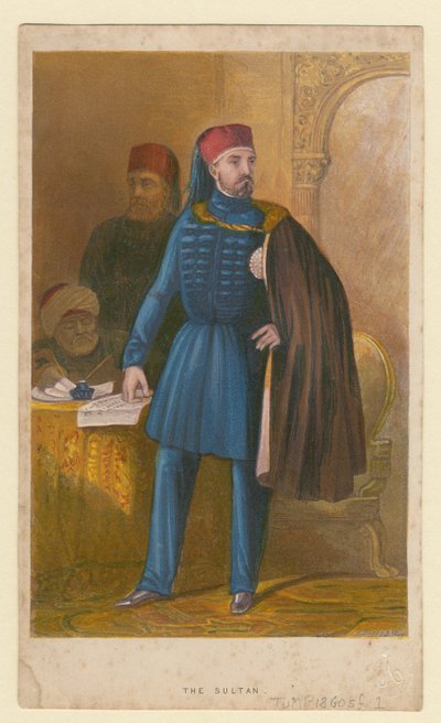 Sultan Abdülmecid I. 1823-1861, 1850 von Unbekannt