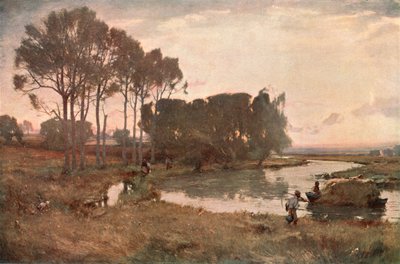 Sommerabend, 1895, um 1902 von Unbekannt