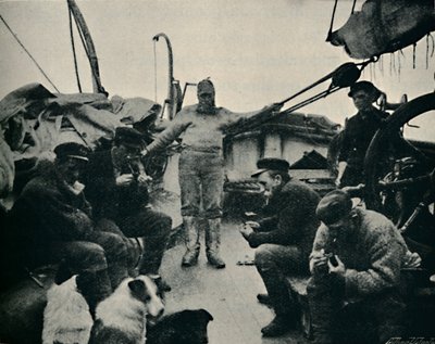 Sonntagnachmittag an Bord, 1895, 1897 von Unbekannt