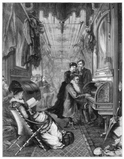 Sonntag auf der Union Pacific Railway, USA, 1875 von Unbekannt