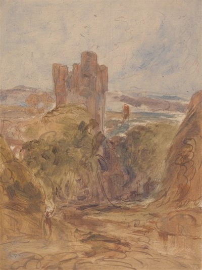 Tantallon Castle, eine Studie, ca. 1830 von Unbekannt