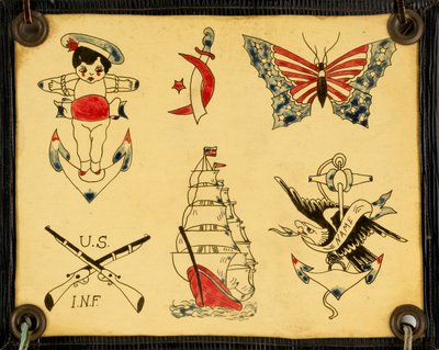 Tattoo-Flash, 20. Jahrhundert von Unbekannt