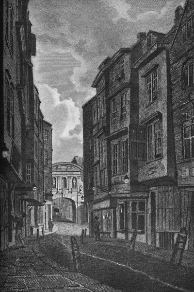 Temple Bar von Butcher Row, 1907 von Unbekannt