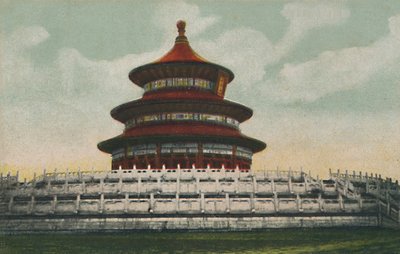 Himmelstempel, Peking, um 1910 von Unbekannt