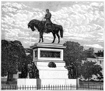 Das Albert Memorial, Charlotte Square, Edinburgh, 1900 von Unbekannt