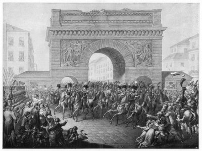 Die Alliierten betreten Paris, 31. März 1814, 1900 von Unbekannt