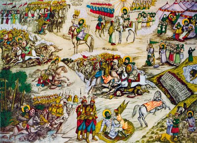 Die Schlacht von Karbala von Unbekannt