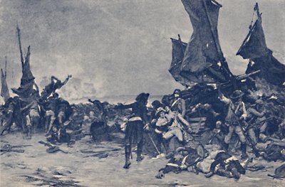 Die Schlacht von Quiberon, 1795 von Unbekannt