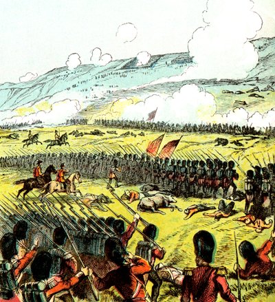 Die Schlacht an der Alma, 1854, um 1850er von Unbekannt