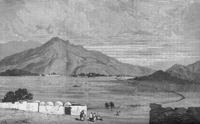 Das Schlachtfeld von Maiwand, ca. 1880 von Unbekannt