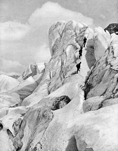 Das Bernina-Massiv, Alpen von Unbekannt