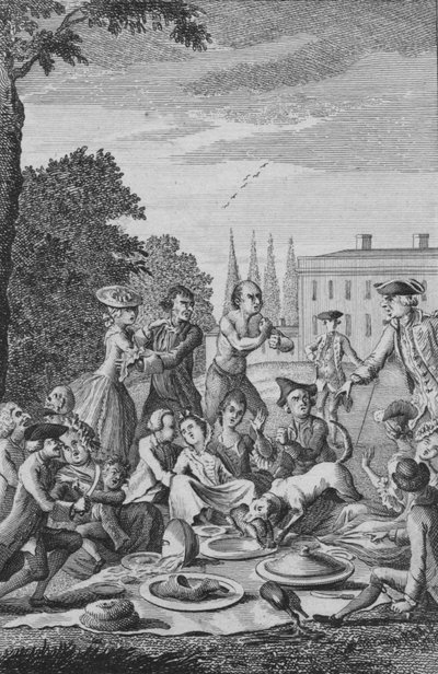 Das Bürgerfest, ca. 1770 von Unbekannt