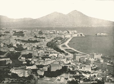 Die Stadt, Bucht und Vesuv, Neapel, Italien, 1895 von Unbekannt