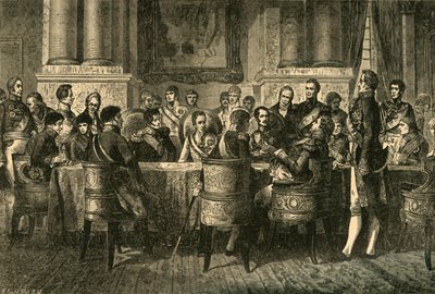 Der Wiener Kongress, Österreich, 1814-1815, ca. 1890 von Unbekannt