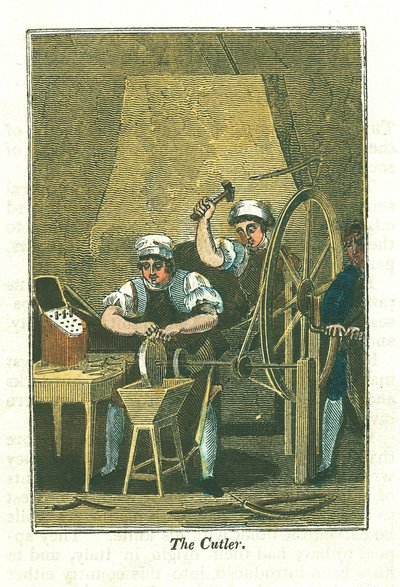 Der Messerschmied, 1823 von Unbekannt