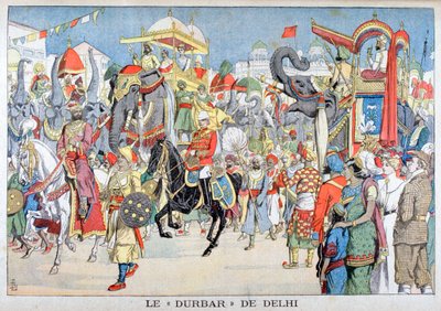 Der Delhi Durbar, 1903 von Unbekannt