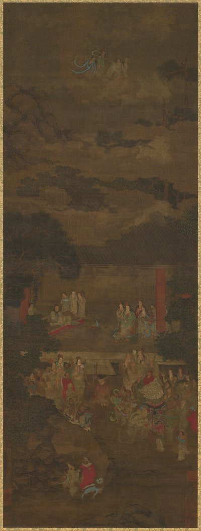Das Gespräch von Vimalakirti und Manjusri von Unbekannt