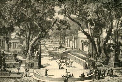 Der Dromos in Sparta, restauriert, 1890 von Unbekannt
